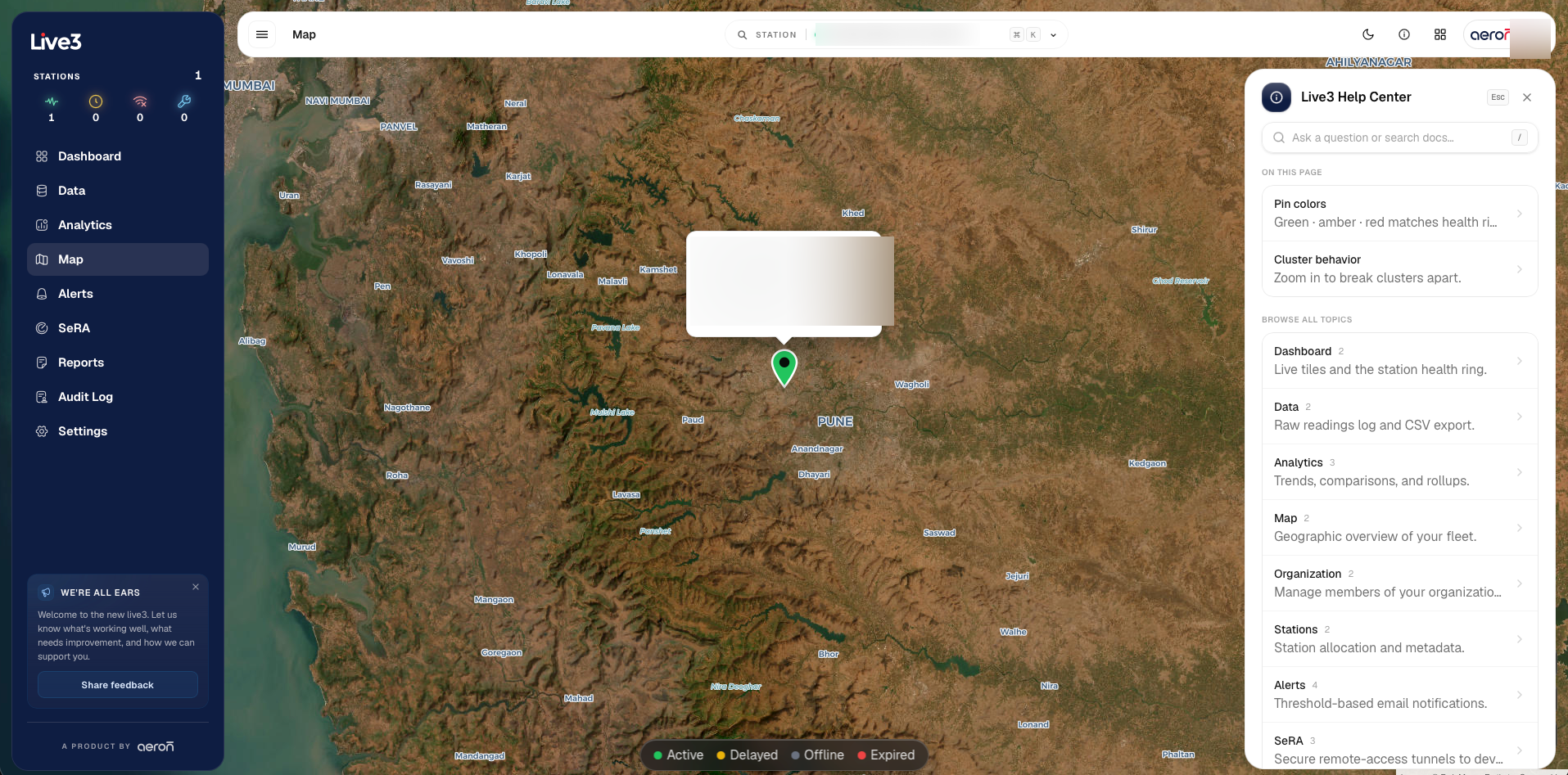 The Live3 map